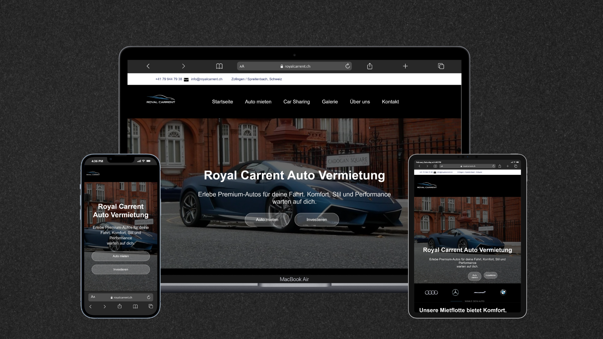 Image gallery marquee